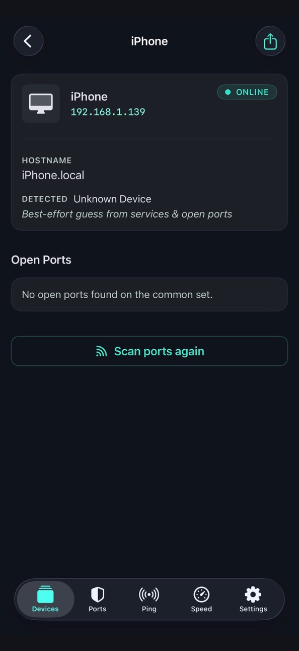 iPhone screenshot
