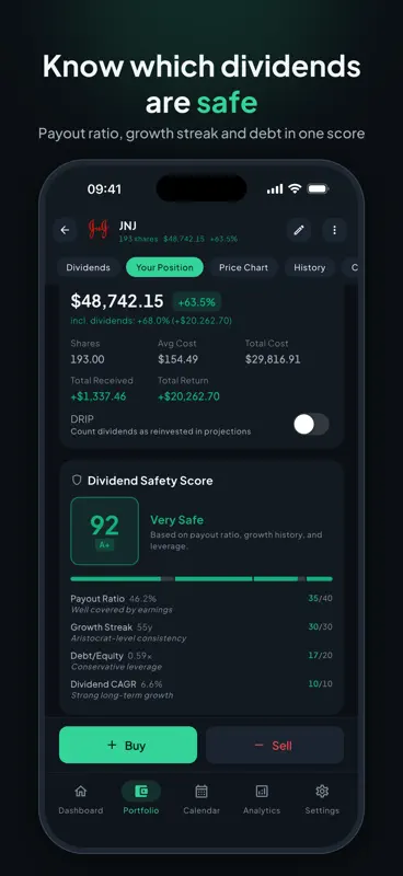 Divora: Dividend Tracker screenshot 6 of 7