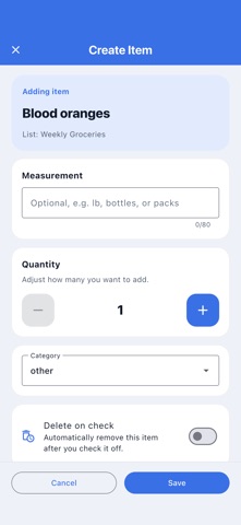 SwiftLists: Recipes & Grocery Screenshot 5 of 9