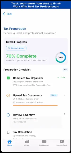 begoWise: Tax Filing & Advice screenshot 2