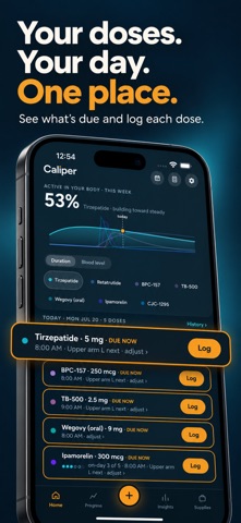 Caliper: GLP-1 Peptide Tracker Screenshot 1 of 9