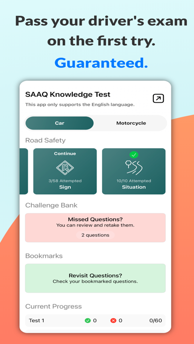 SAAQ Test Screenshot 3 of 6
