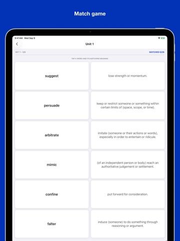 English Common Verbs iPad screenshot