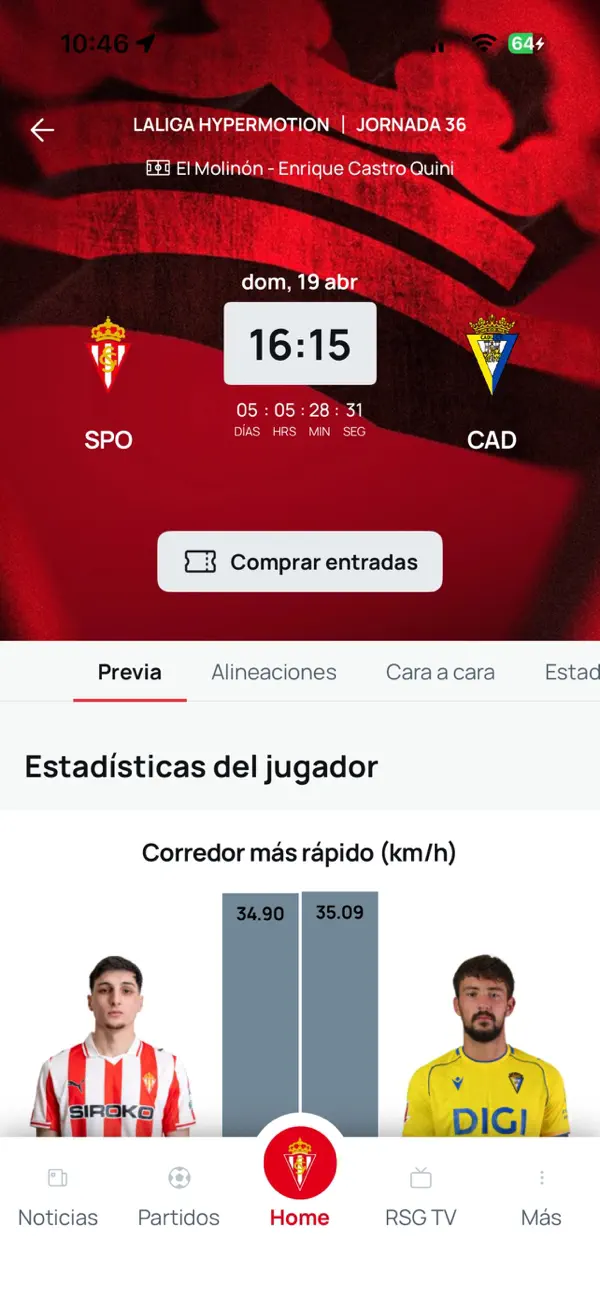 Screenshot #2 pour Real Sporting de Gijón Oficial