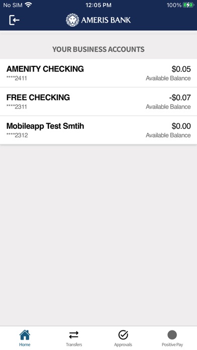 Ameris Bank Business Mobile Screenshot