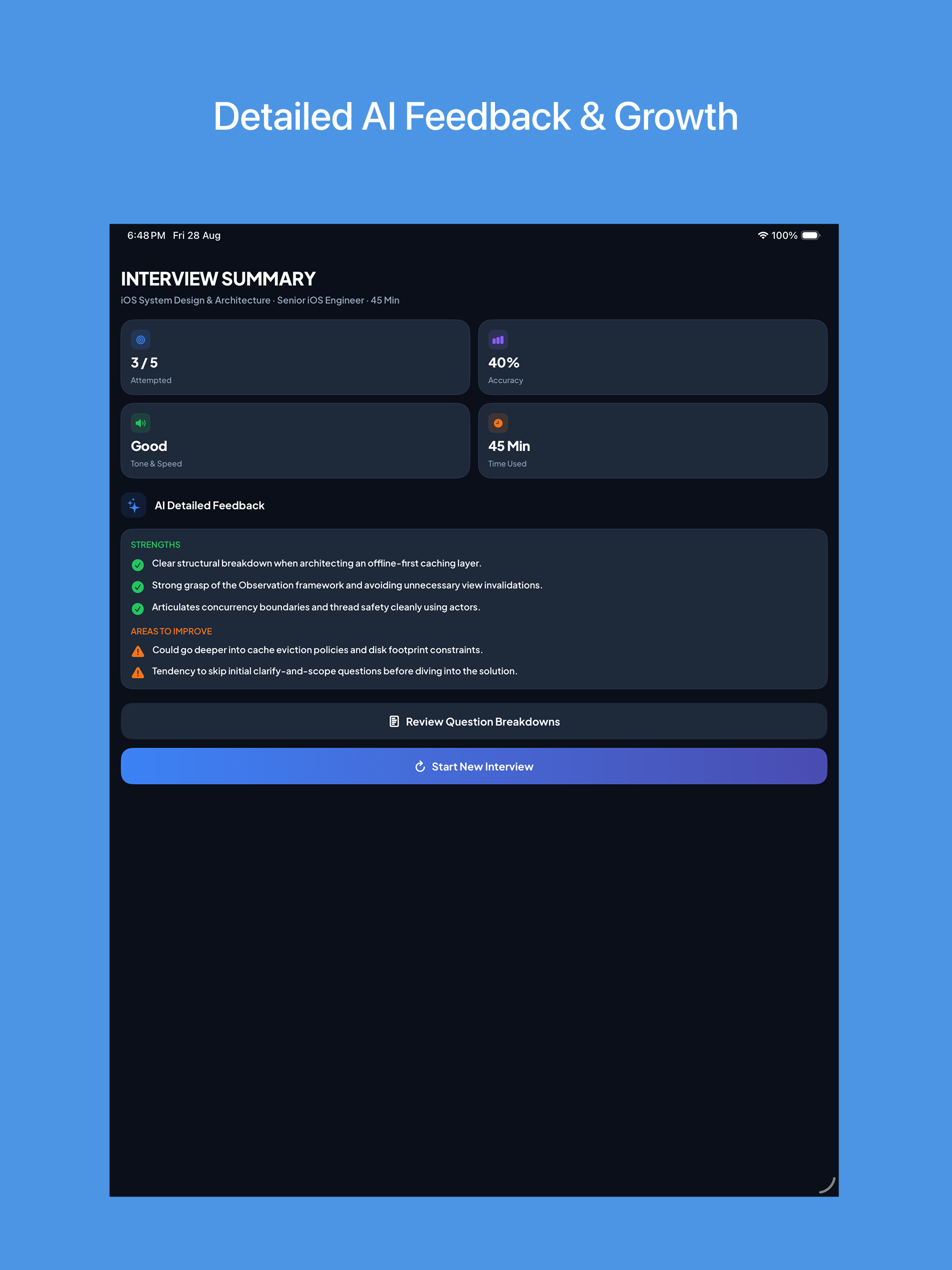 IntervPrep: AI Mock Interview screenshot 9