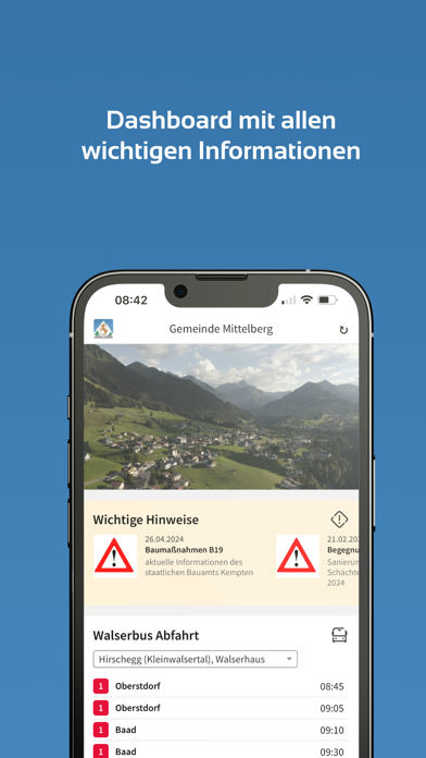 Gemeinde Mittelberg Screenshot