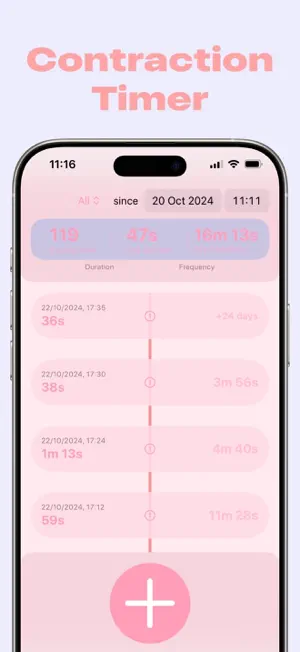Contraction Counter - Timer screenshot 1