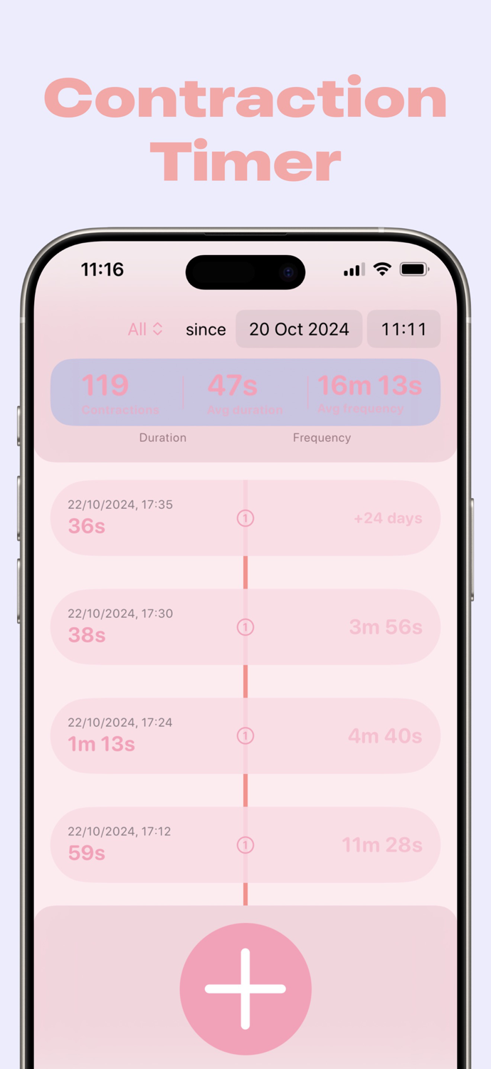 Contraction Tracker  Timer