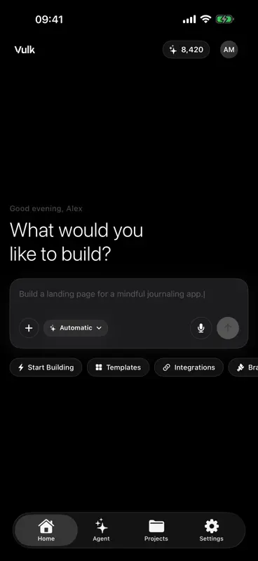 Vulk - KI-App-Builder screenshot 2 of 6
