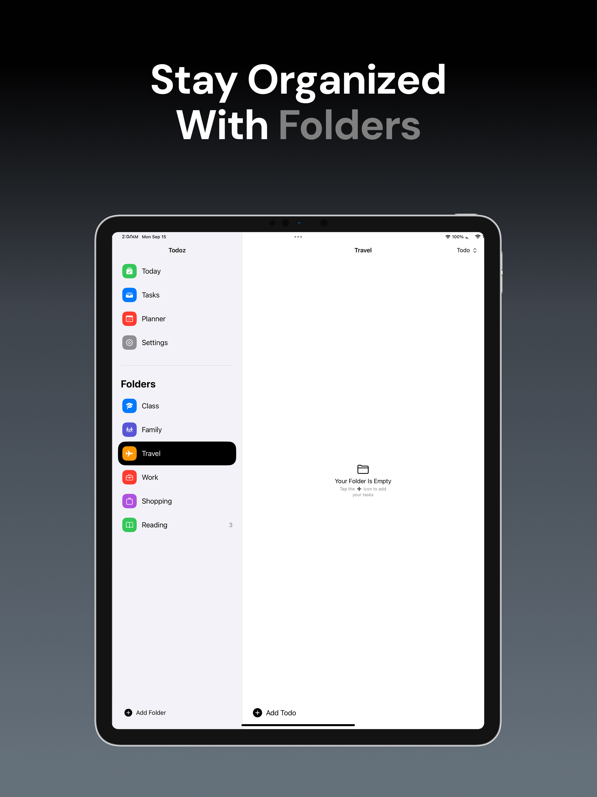 To do list - Todoz