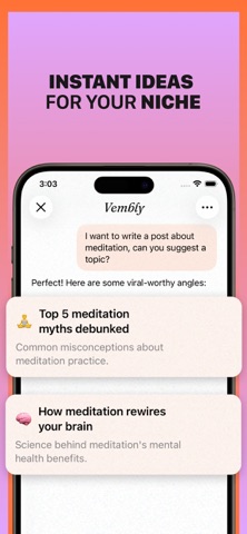 Vembly: AI Content Creator Screenshot 5 of 8