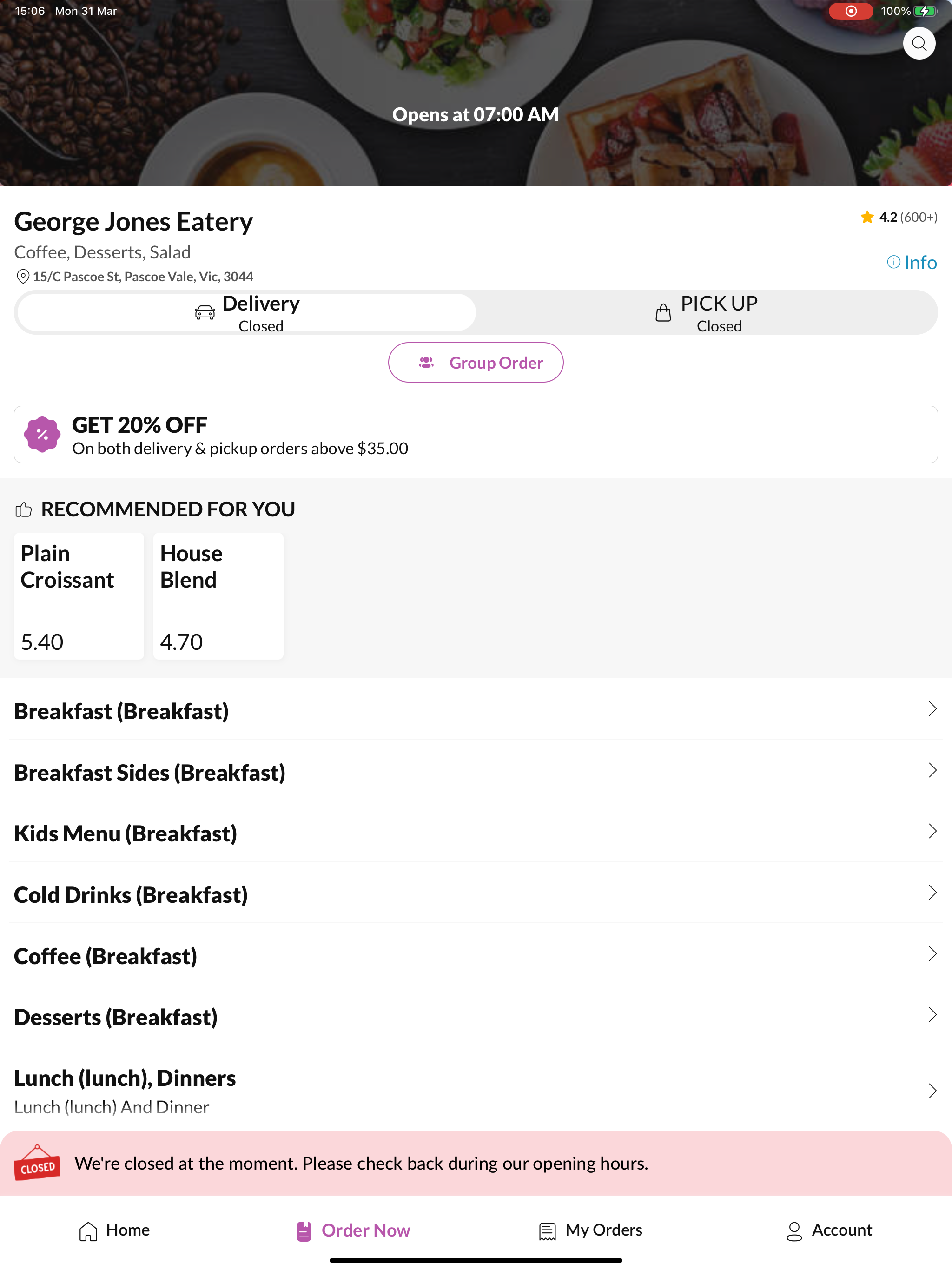 George Jones Eatery screenshot 6