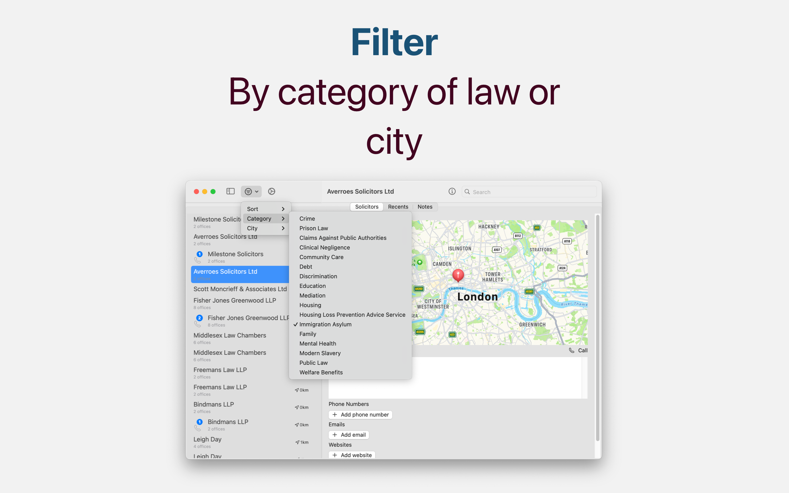 Legal Aid U.K. CallBook