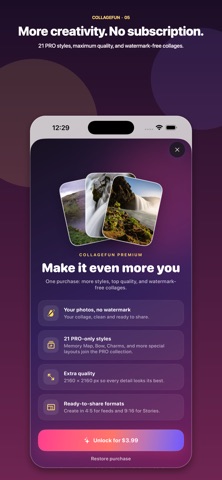 CollageFun: Photo Collage iPhone screenshot