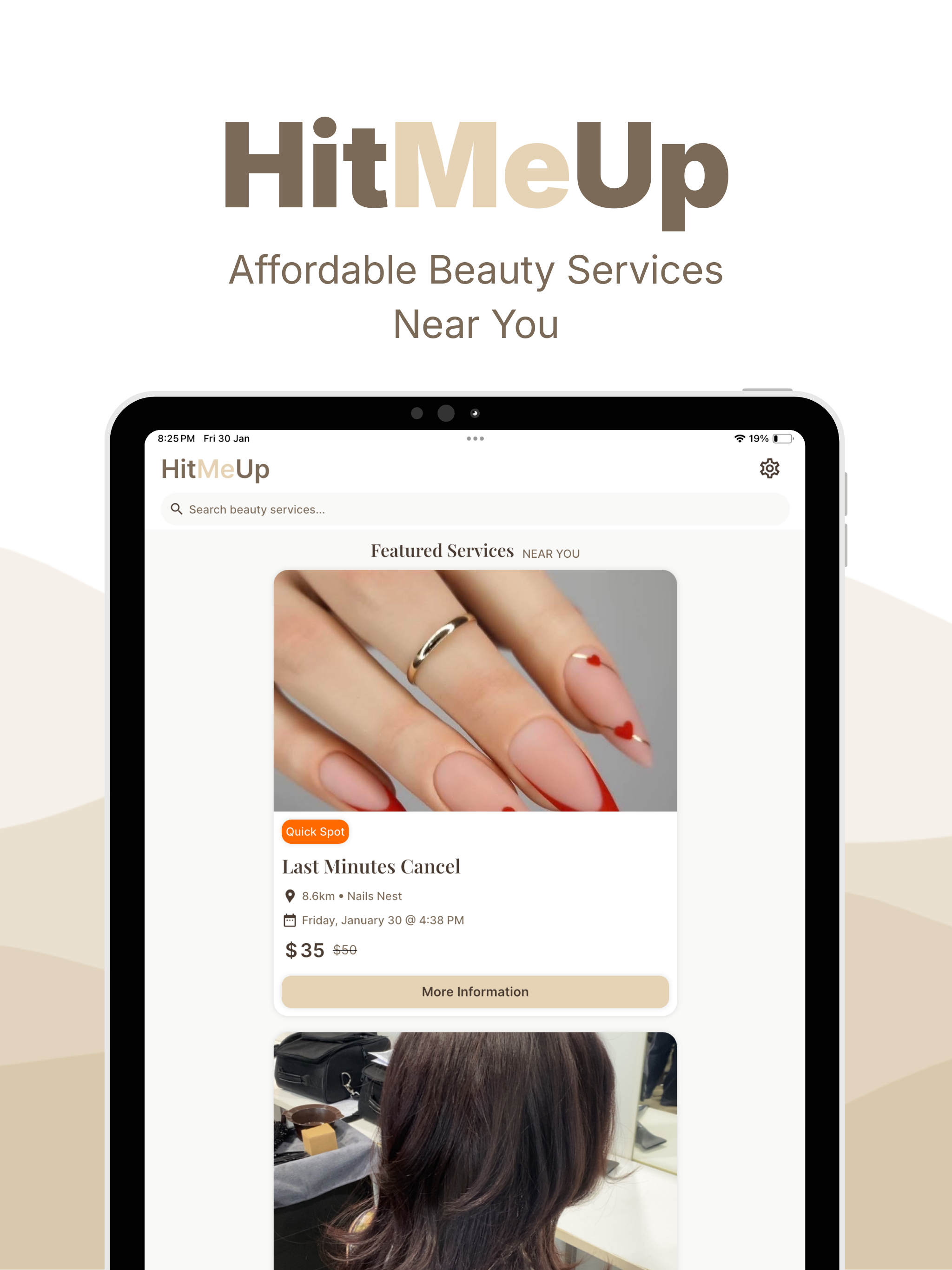 HitMeUp - Affordable Beauty