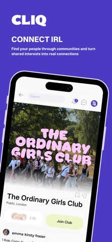 CLIQ - Meet People IRL iPhone screenshot 3