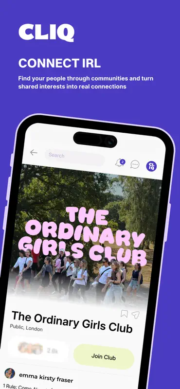 CLIQ - Meet People IRL screenshot 3 of 4