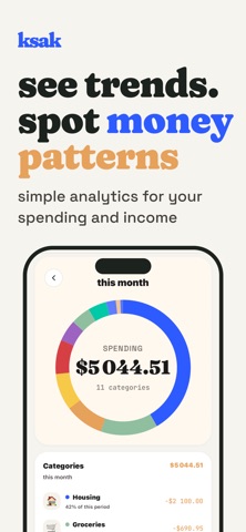 ksak: Income & Expense Tracker screenshot