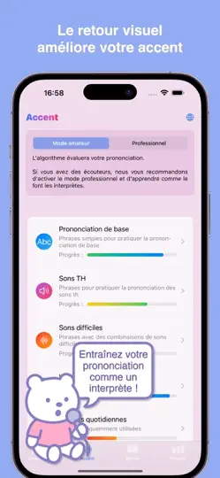 Capture d'écran de Conversation IQ: Coach Langues sur iPhone 5