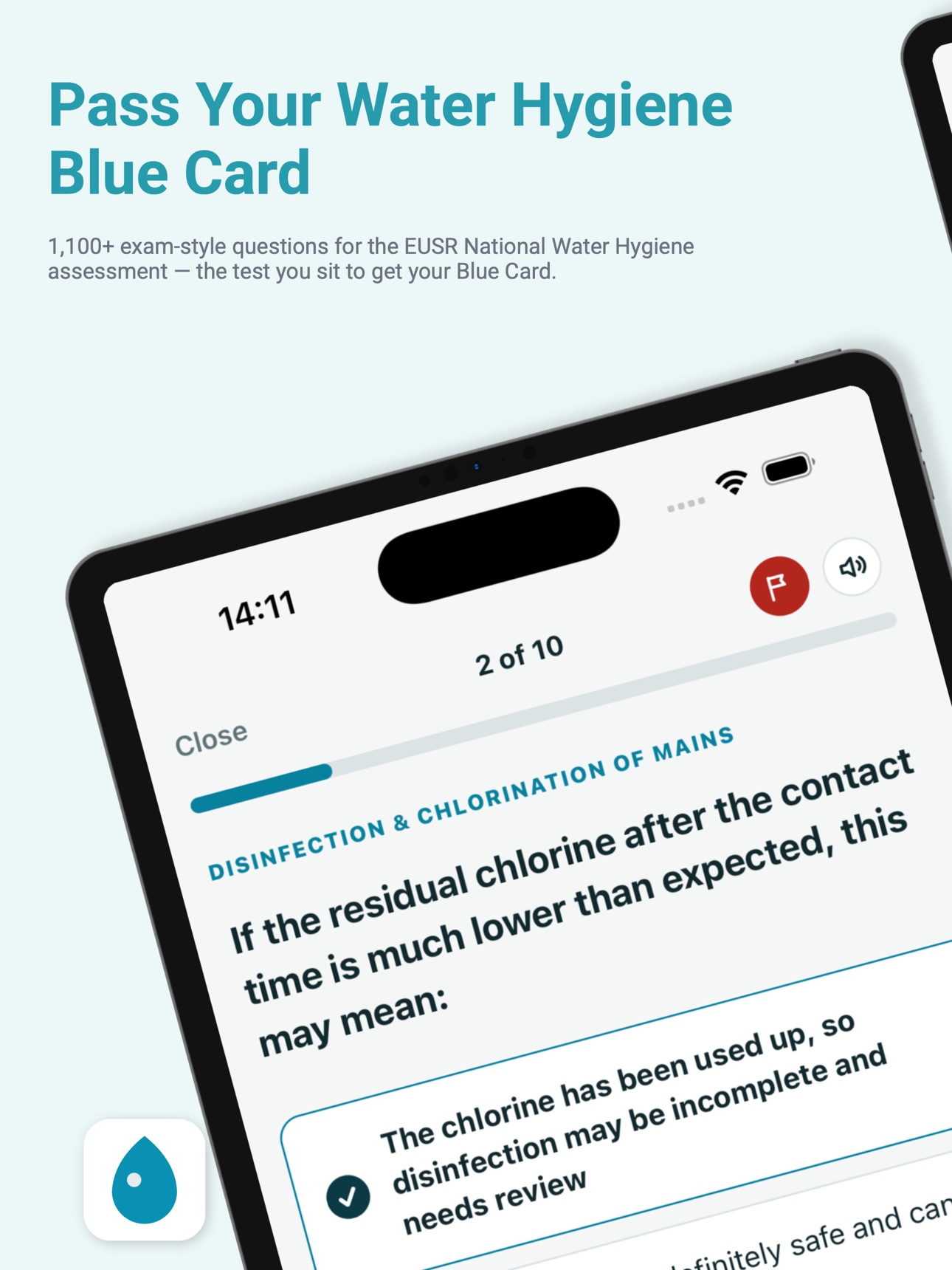 Screenshot 7 of Water Hygiene: EUSR Blue Card