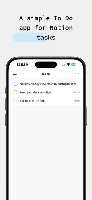 SimoToDo: Notion To-Do List screenshot 1