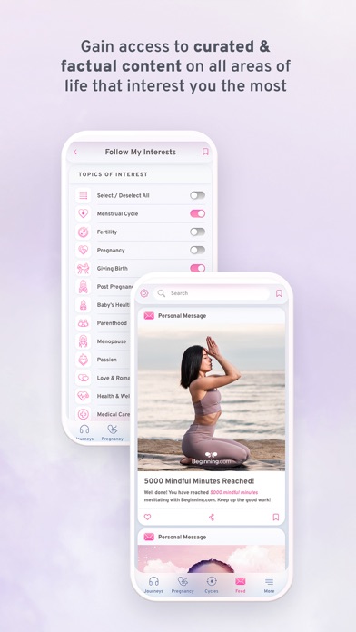 Beginning.com Women's Health Screenshot