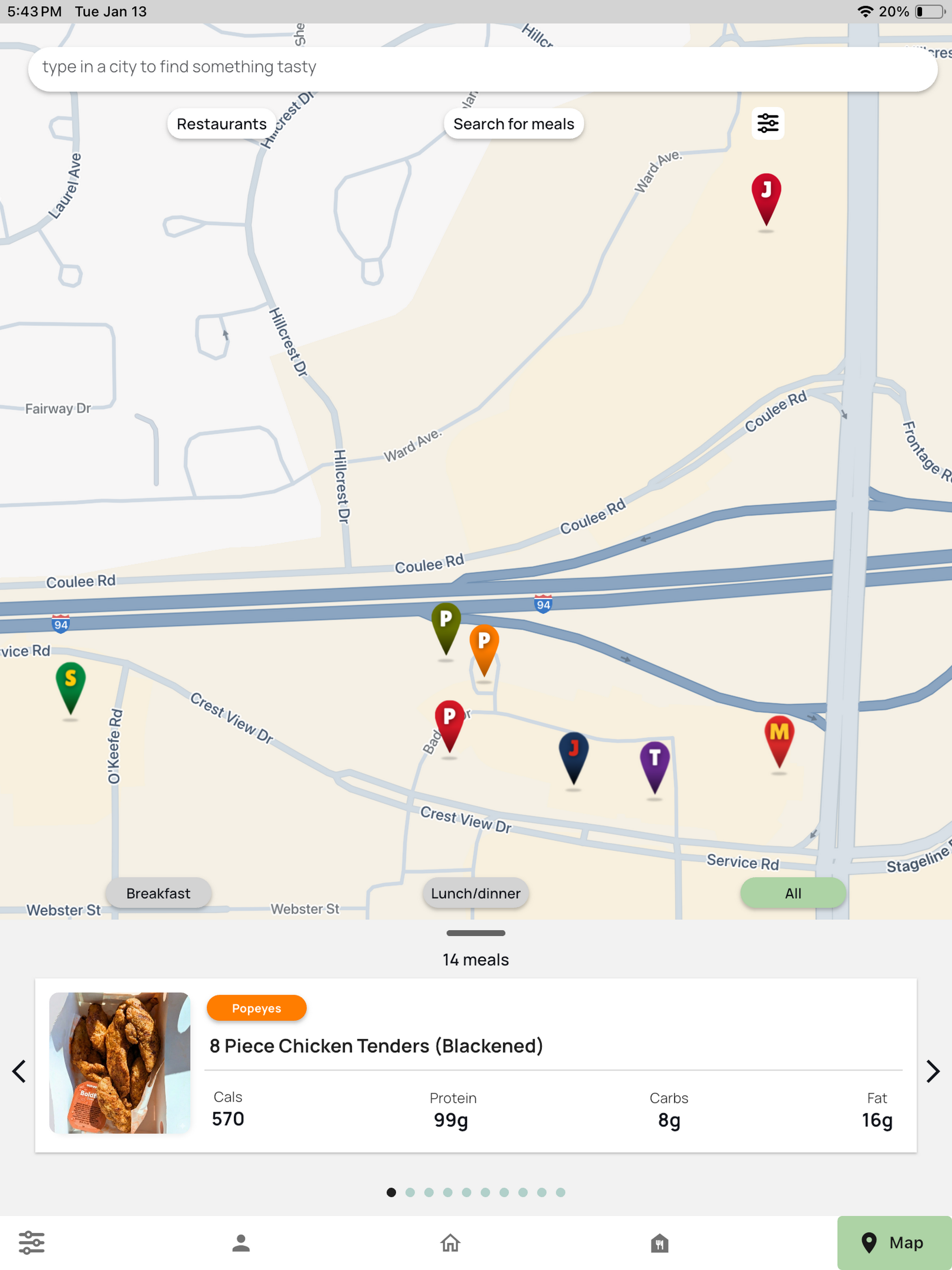 Fit Meals: Restaurant Macros