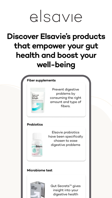 Elsavie: Gut Health Tracking Screenshot