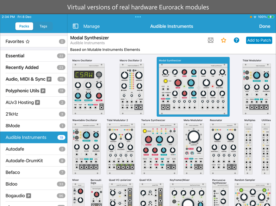 #4. miRack (iOS) Tekijänä: MIFKI PTY LTD
