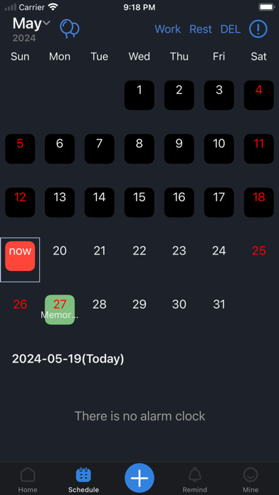 Dr. Alarm-schedule manager Screenshot