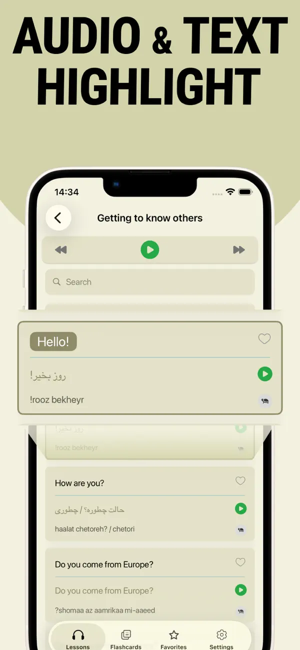 Screenshot #2 pour Learn Persian -  Lentil