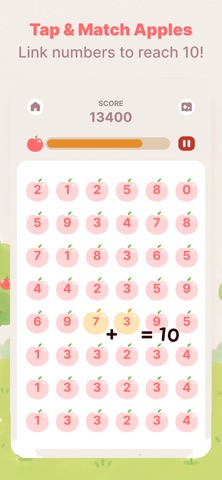 Apple Ten: Number Puzzle Screenshot 2 of 4