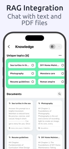 LatentChat - Assistant LLM iPhone screenshot