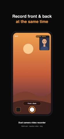 Camva: Dual Camera Recorder screenshot
