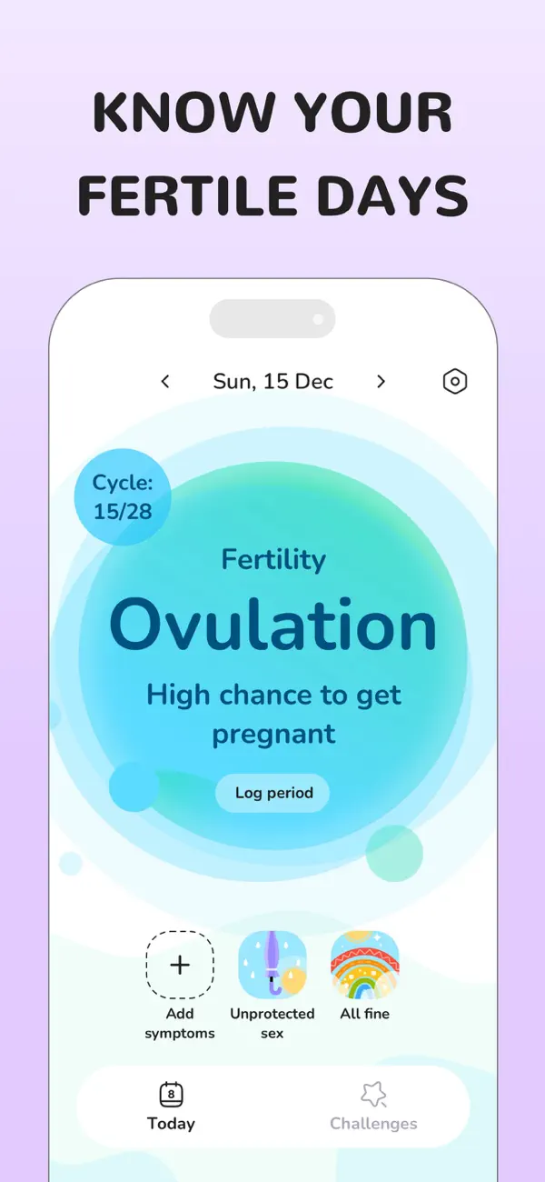 Screenshot #2 pour Regle femme Cycle menstruel
