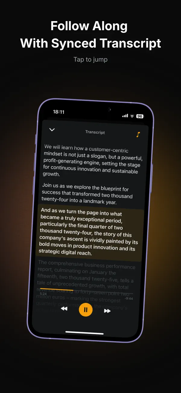 Screenshot #3 pour ListenDocs: PDF en livre audio