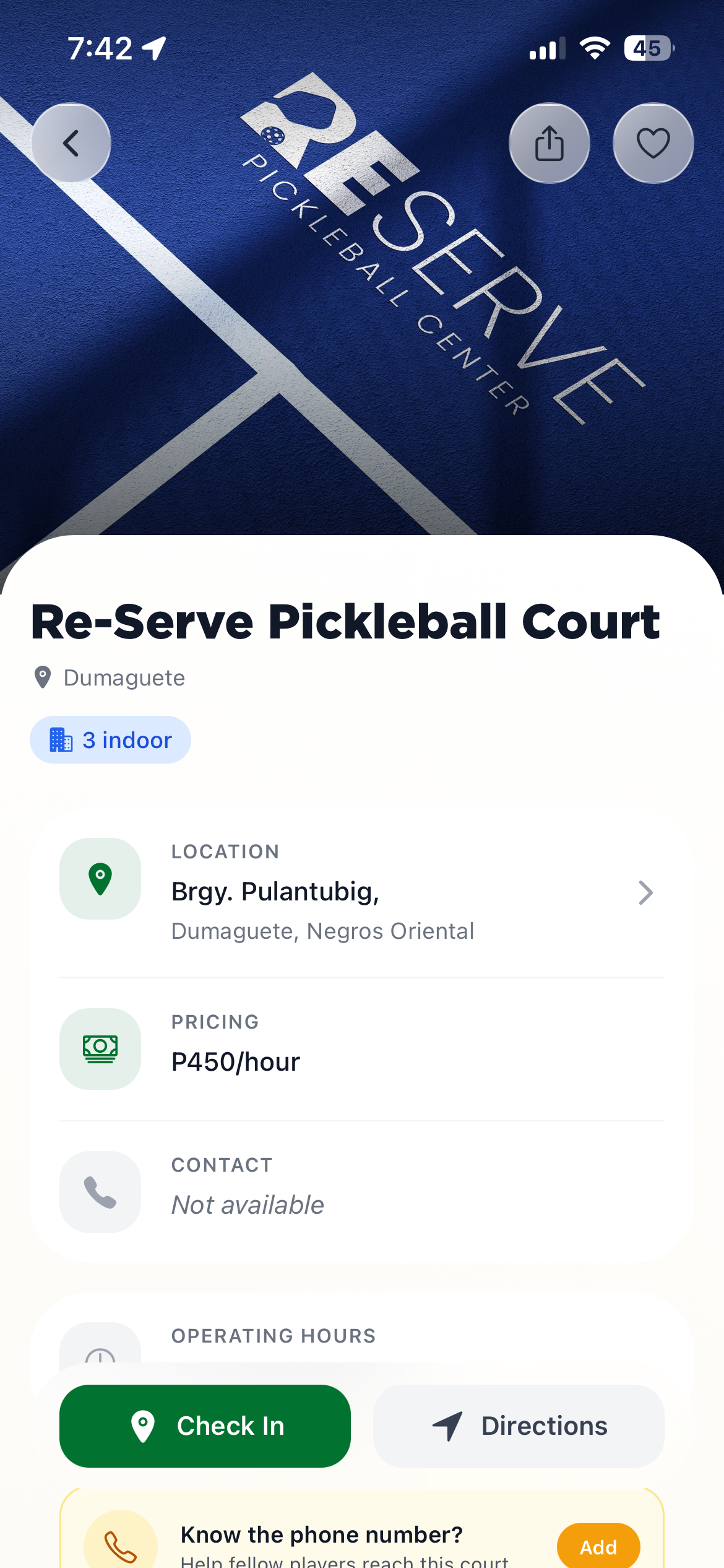 Pickleball Court Finder