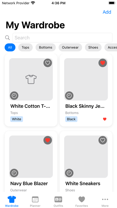 WardrobeX – Outfit Planner app screenshot