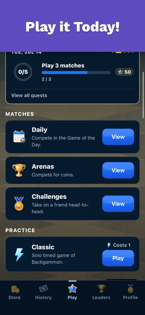 Screenshot #3 pour Backgammon Blitz
