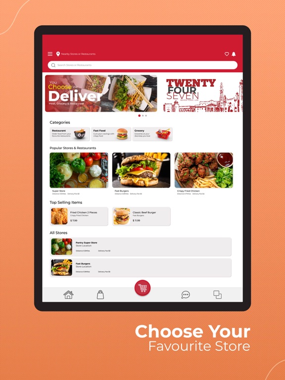 GoFeast iPad screenshot 3 - Food & Drink app