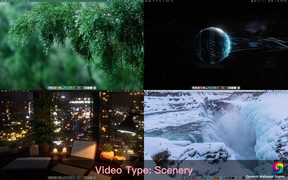 #10. Dynamic Wallpaper Studio (macOS) 게시자: 豪 文