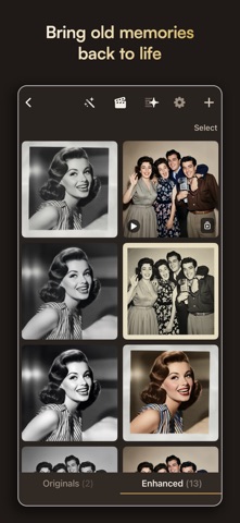 Sogni Restore: Fix Old Photos iPhone screenshot