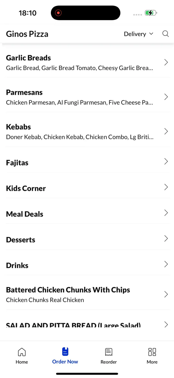 Screenshot #3 pour Ginos Pizza