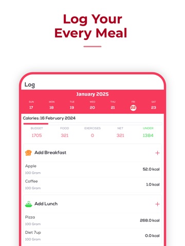 AI Calorie & Macro Tracker iPad screenshot