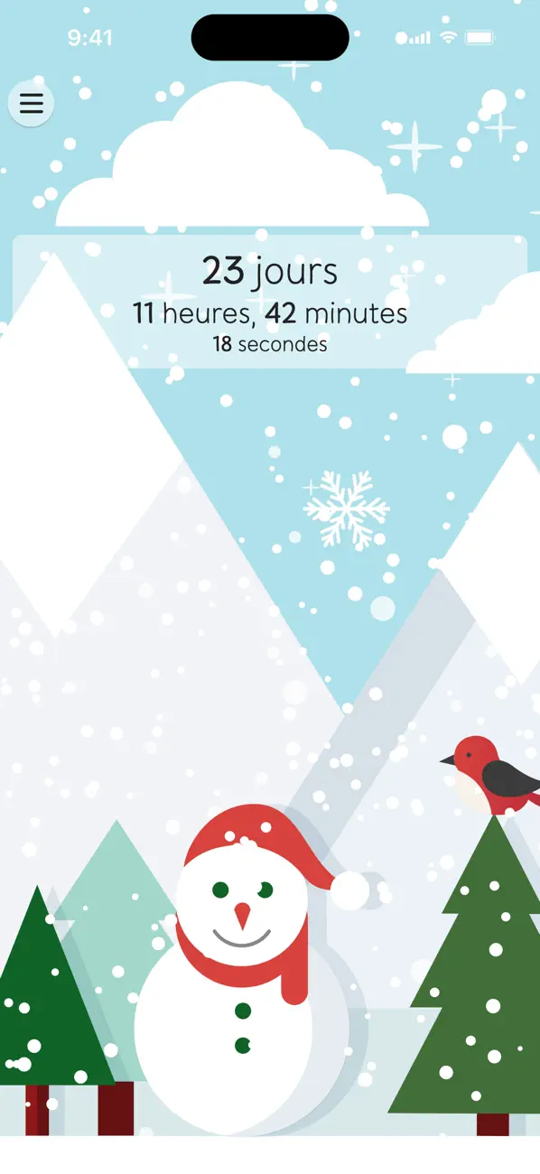 Screenshot #1 pour Compte à Rebours de Noël