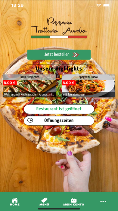 Pizzeria Trattoria Aurelia Screenshot