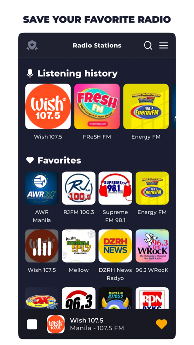 Radio Philippines: FM AM Radio Screenshot