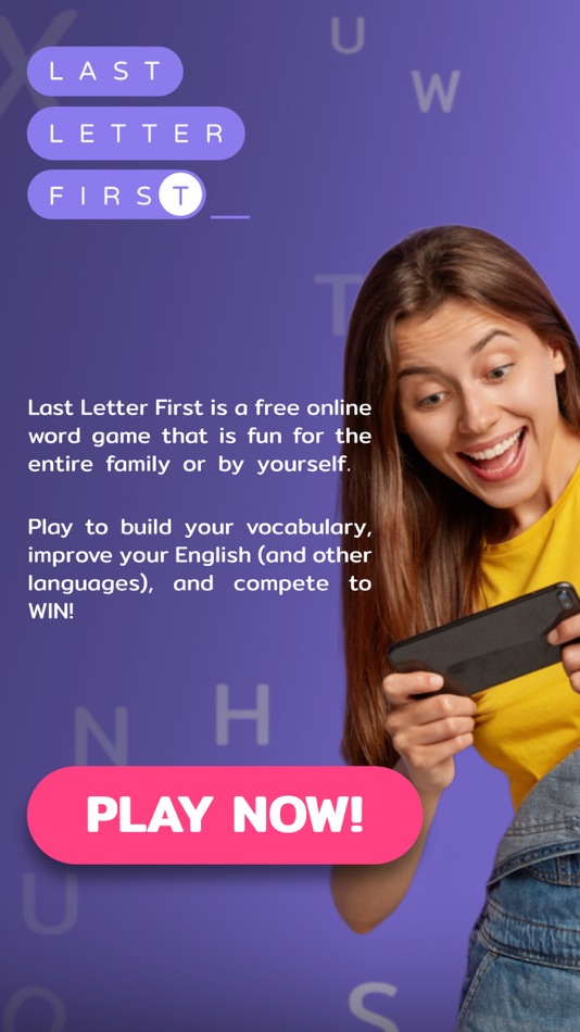 #1. Last Letter First: Word Game (iOS) By: James Morgenstein