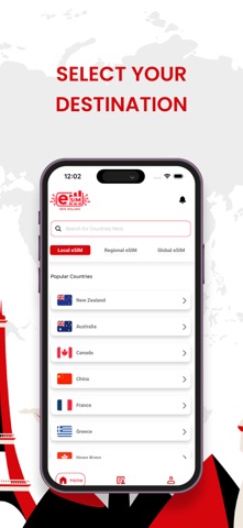 eSIM New Zealand screenshot